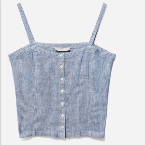 EVERLANE The Linen Picnic Top size 2
